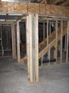 Framed Finished Basement