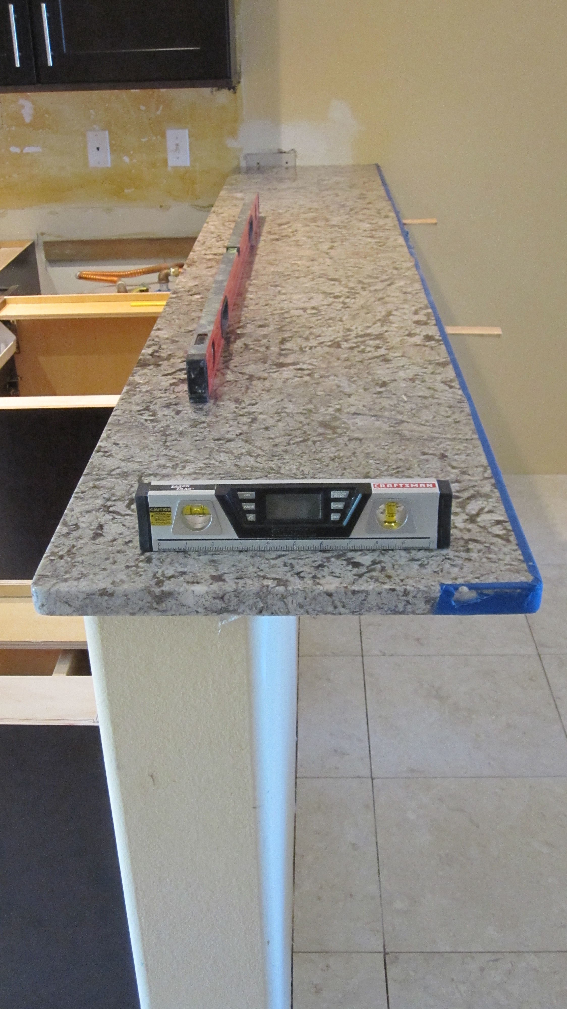 Granite Overhang Limits For Your, Kitchen Counter Overhang For Bar Stools