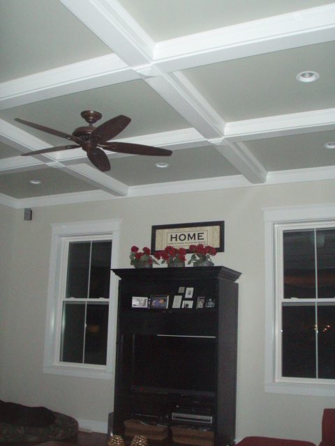 Coffered Ceiling Cove Lighting Armchair Builder Blog