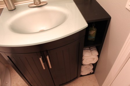 Narrow Bathroom Vanities on Bathroom Vanity On Low Cost Bath Remodel Builder Secrets And