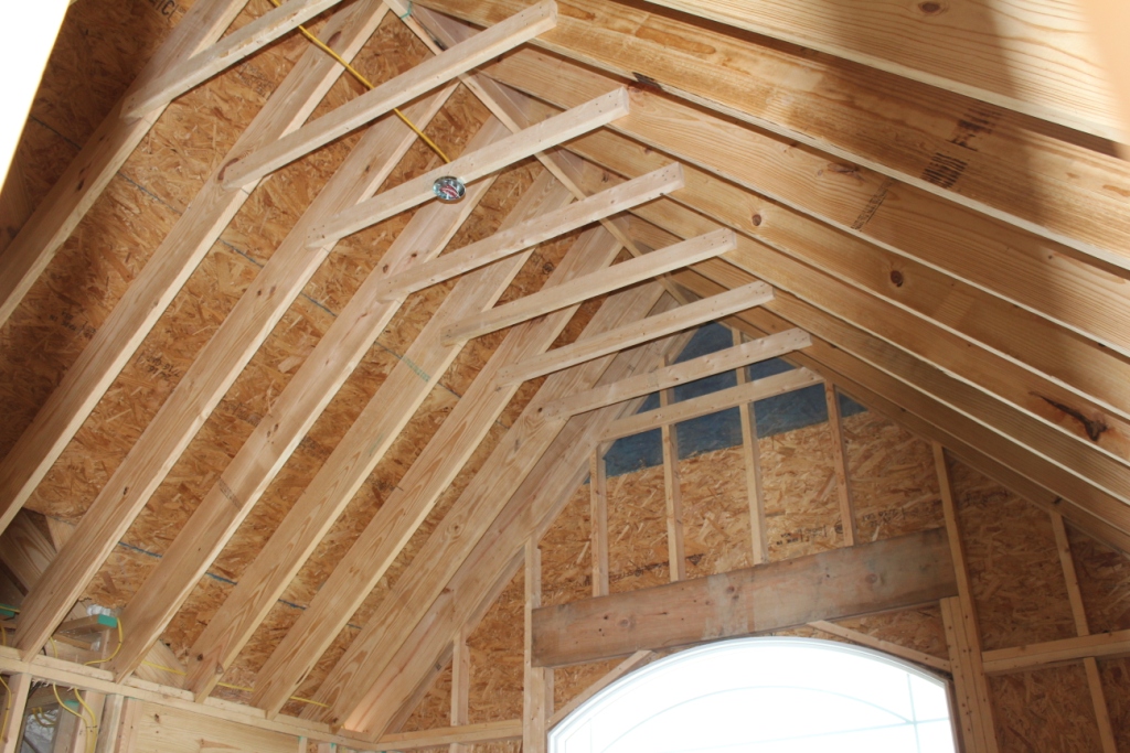 vaulted ceiling precautions - don't get in trouble on your