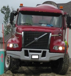 Concrete Truck for House Foundation