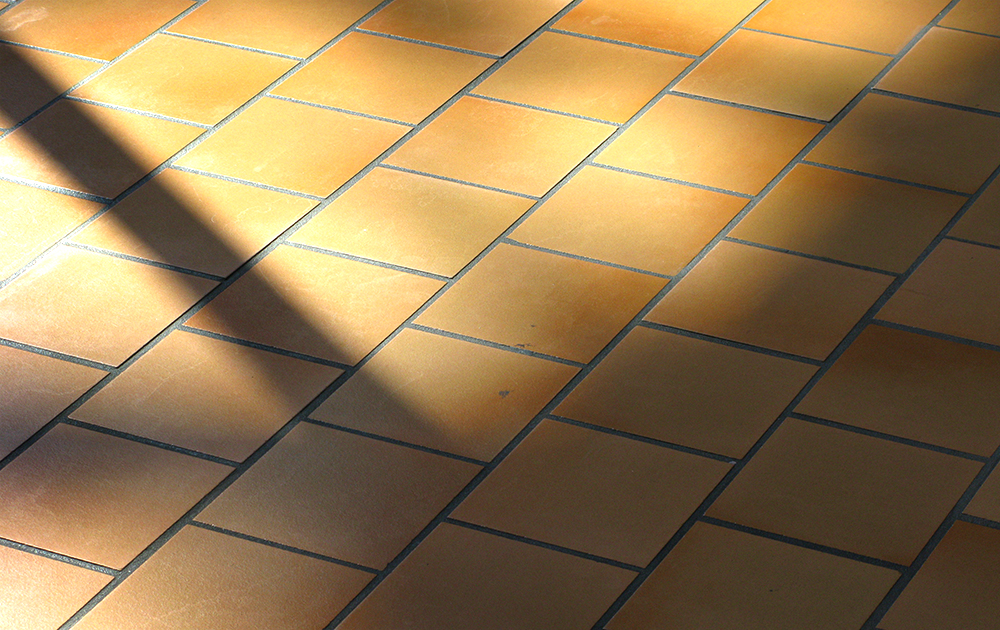 Tile Floor with Brick Pattern