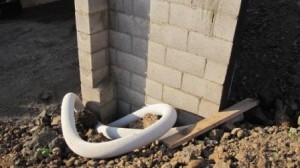 Foundation Drainage with Filter Fabric